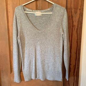 Gray Pull Over Sweater